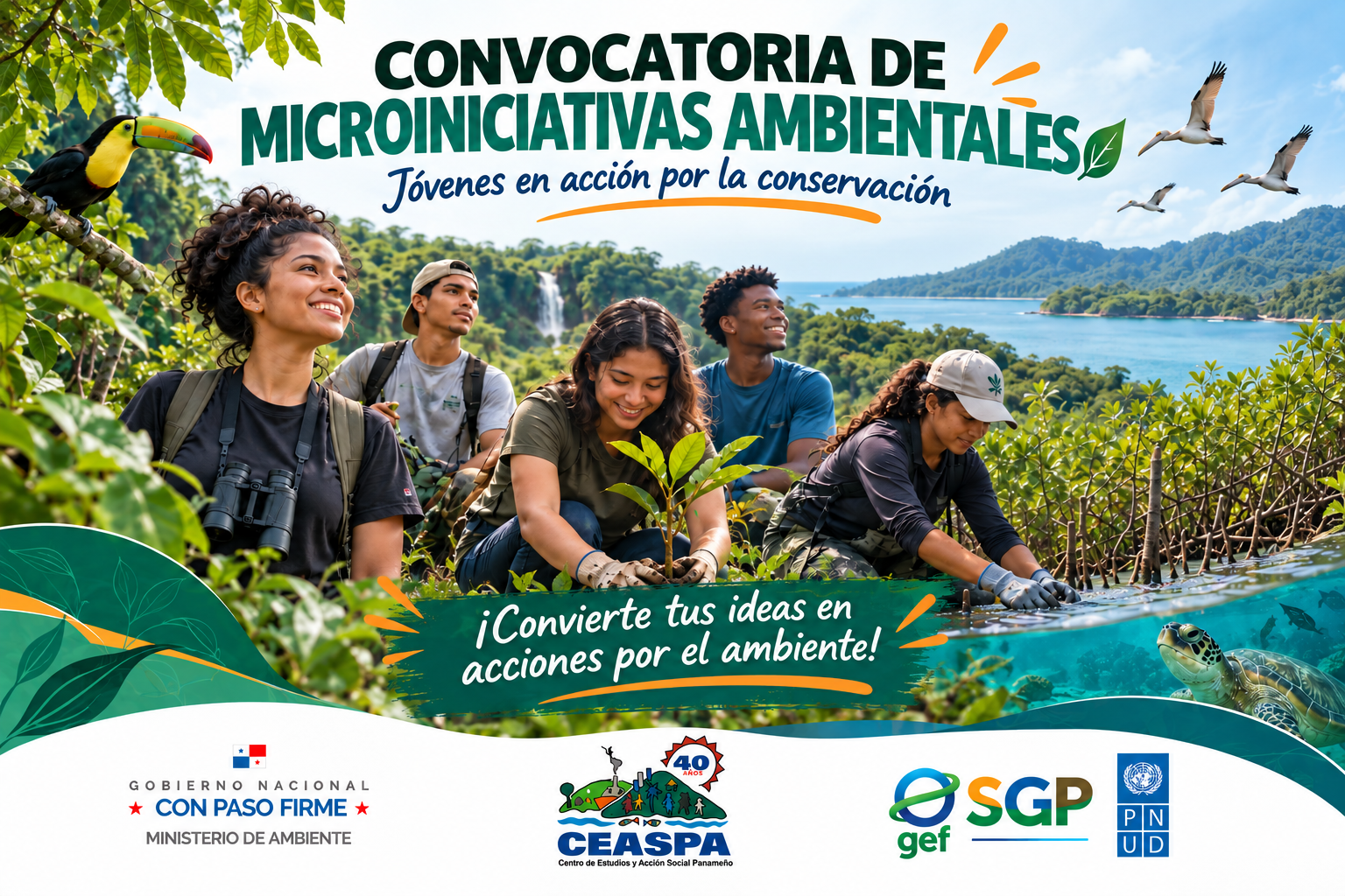 Micro-Iniciativas Juveniles Ambientales 2026 (Paisaje Corredor Central–Colón)